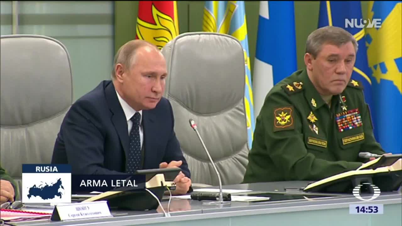 Putin anuncia prueba de nuevo misil