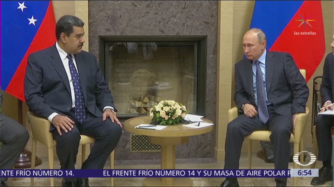 Putin se reunió con Nicolás Maduro y le prometió ayuda para Venezuela