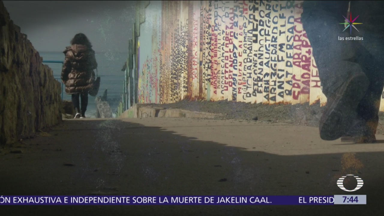 Refuerzan muro fronterizo en zona de Tijuana