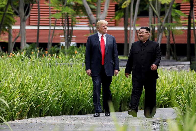 Trump prevé reunirse con Kim Jong Un a principios de 2019