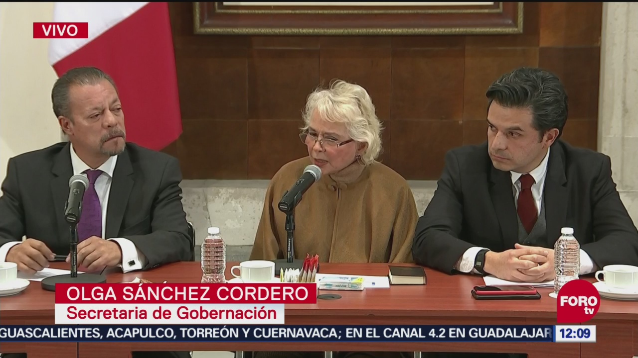 Sánchez Cordero anuncia visitas sorpresa a estancias para migrantes