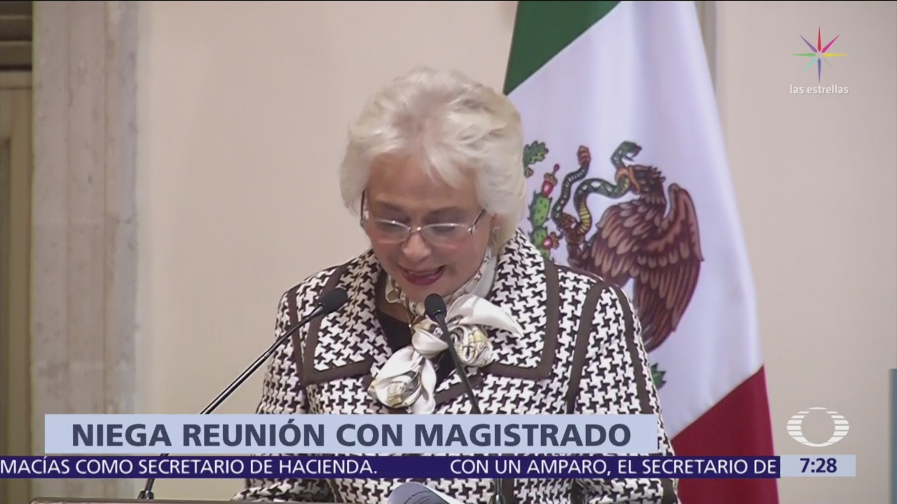 Sánchez Cordero niega reunión con magistrado que propone anular elección Puebla