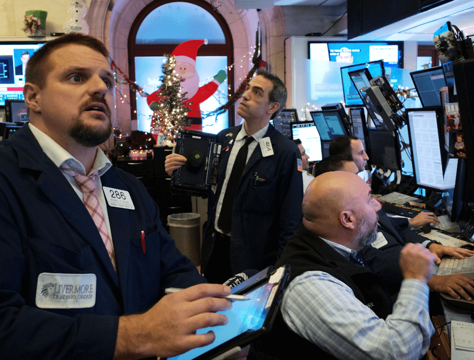 Se registra caída en Wall Street. (AP) 