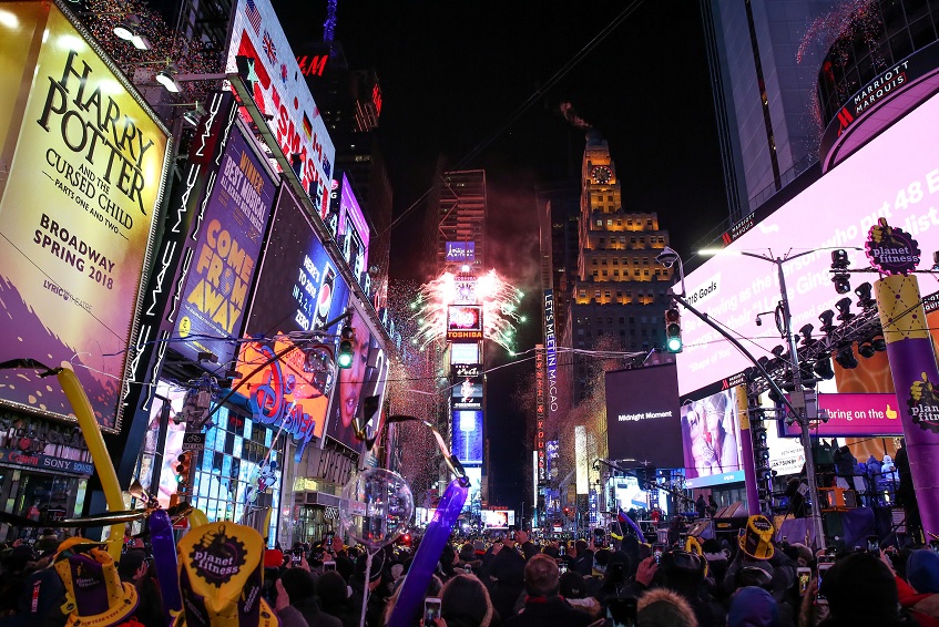 Fiesta de Año Nuevo en Times Square celebrará la prensa