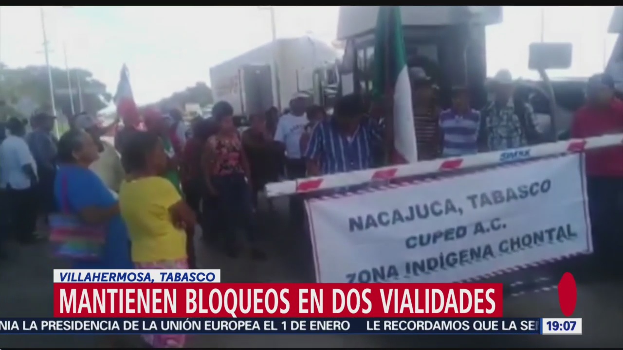Trabajadores Gobierno Realizan Bloqueos Villahermosa Tabasco