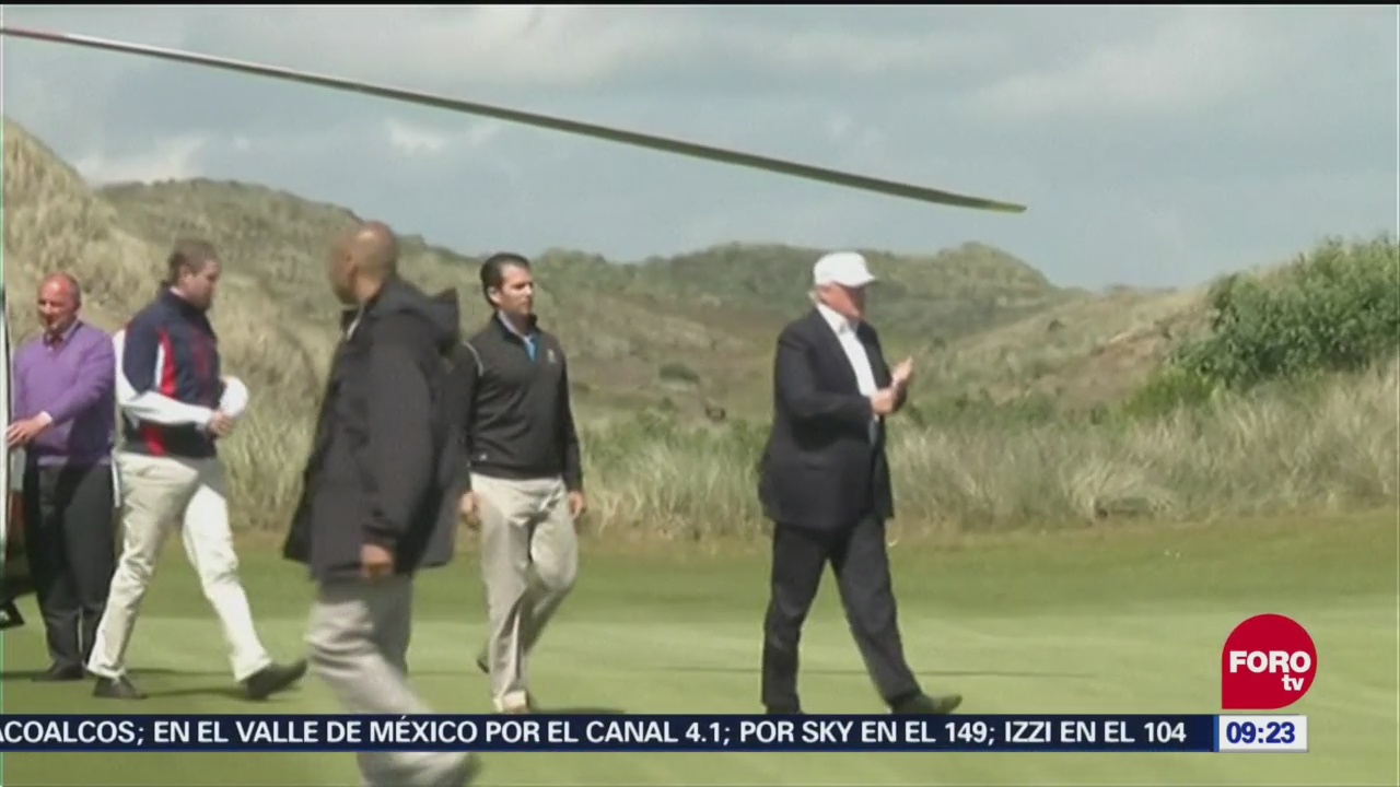 Trump Emplea Inmigrantes En Campo De Golf, Presidente, Donald Trump, Emplea A Inmigrantes, Campo De Golf