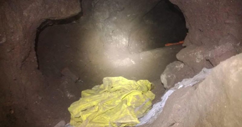 Túnel hallado en Nogales, Sonora. (Noticieros Televisa)
