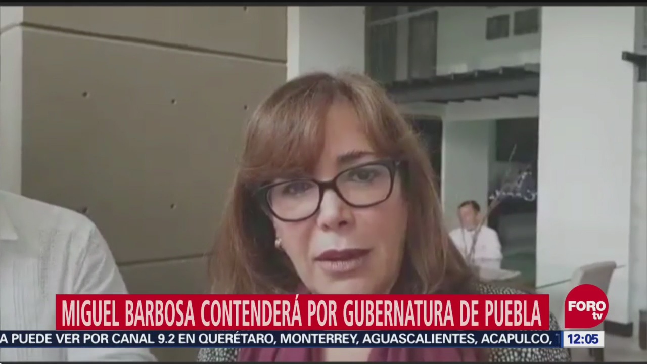 Yeidckol Polevnsky afirma que Barbosa repetirá como candidato en Puebla