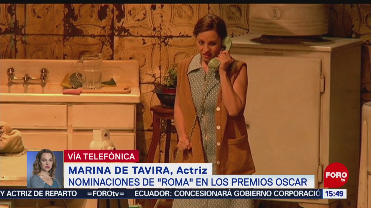 Marina de Tavira, contenta por nominación al Oscar