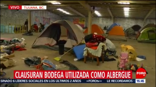 Clausuran Bodega Utilizaba Con Albergue Para Migrantes En Tijuana, Clausuran Bodega, Albergue Para Migrantes, Tijuana, Migrantes Centroamericanos