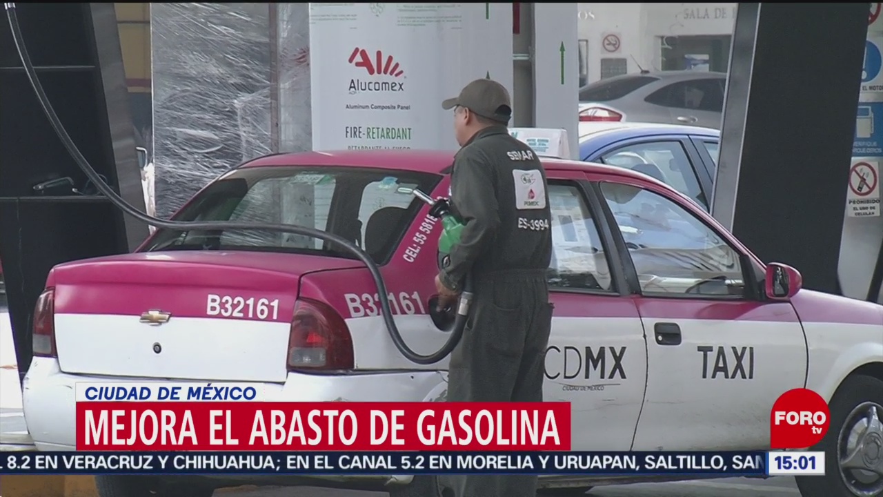 Mejora el abasto de combustible en la Ciudad de México