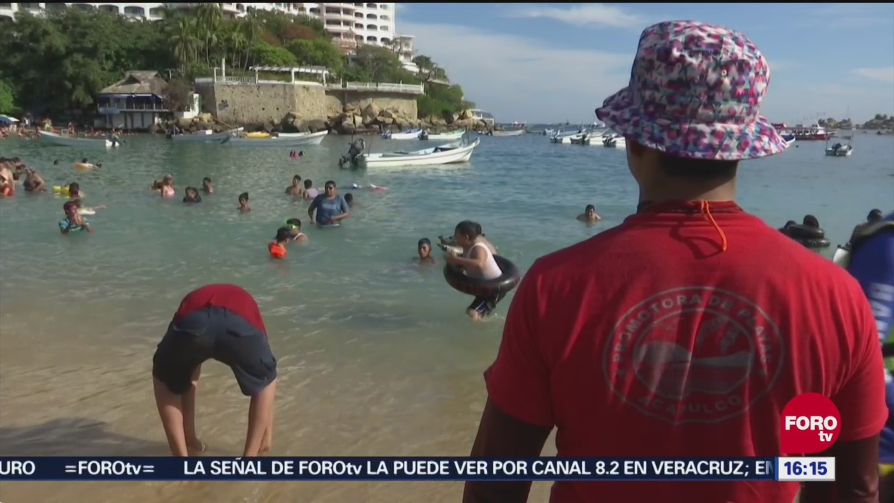 Acapulco: Implementan operativo para rescatar menores extraviados en playas