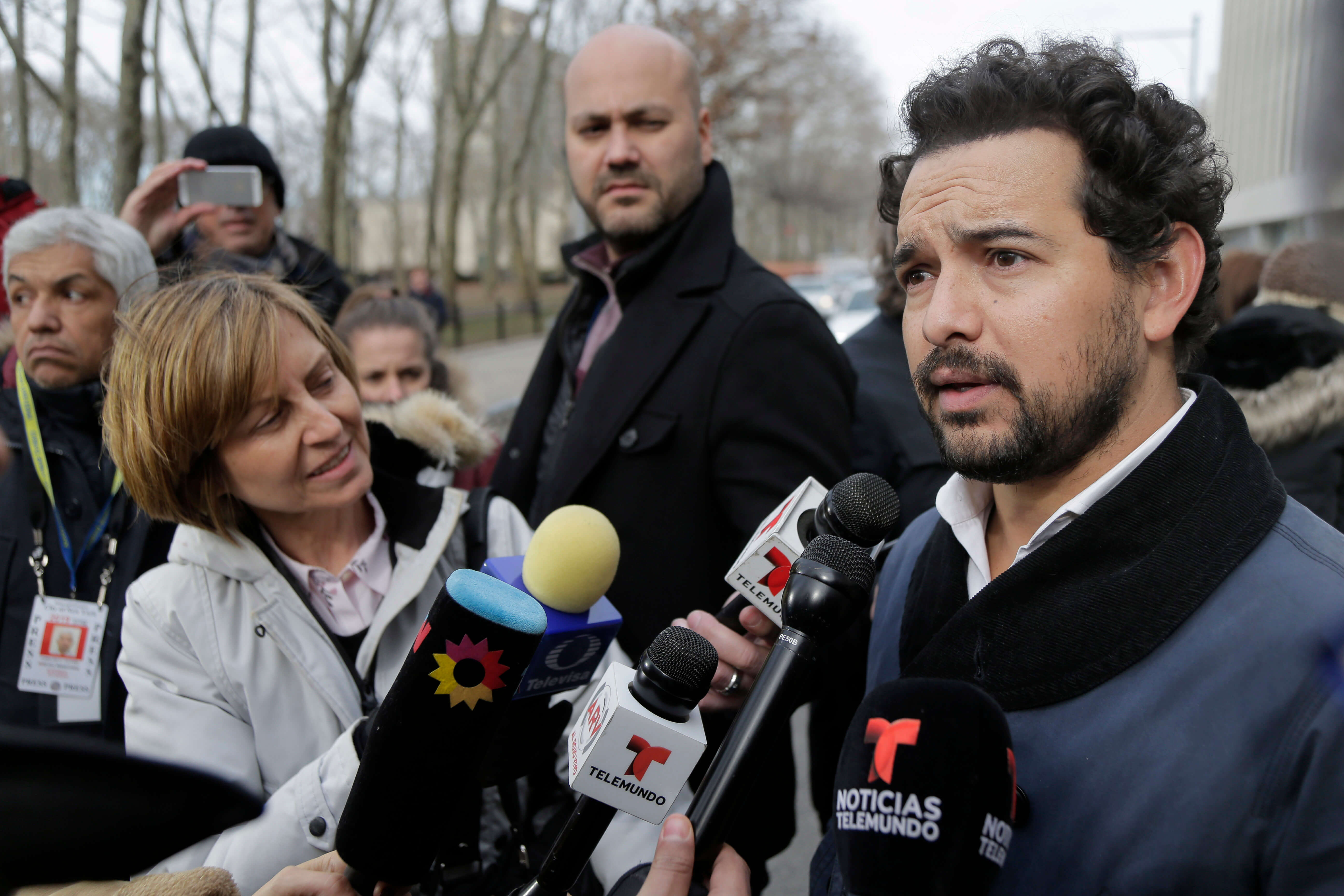 FOTO Actor que interpreta a "El Chapo" acude a juicio / Nueva York, Estados Unidos 28 enero 2019
