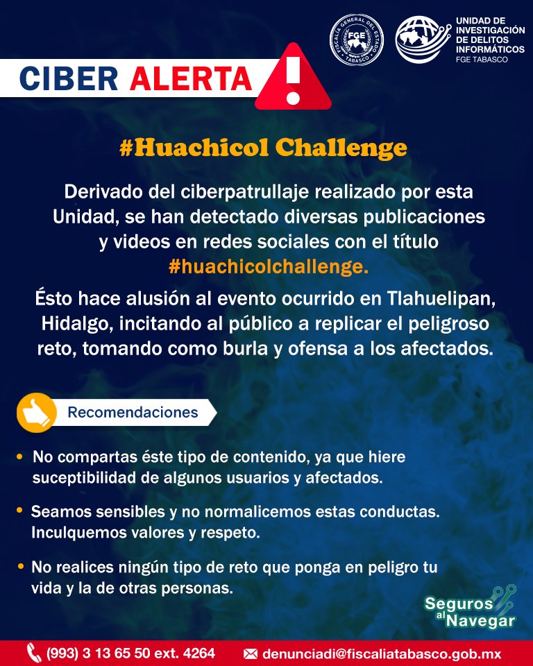 Foto: Alertan sobre #HuachicolChallengue 28 enero 2019