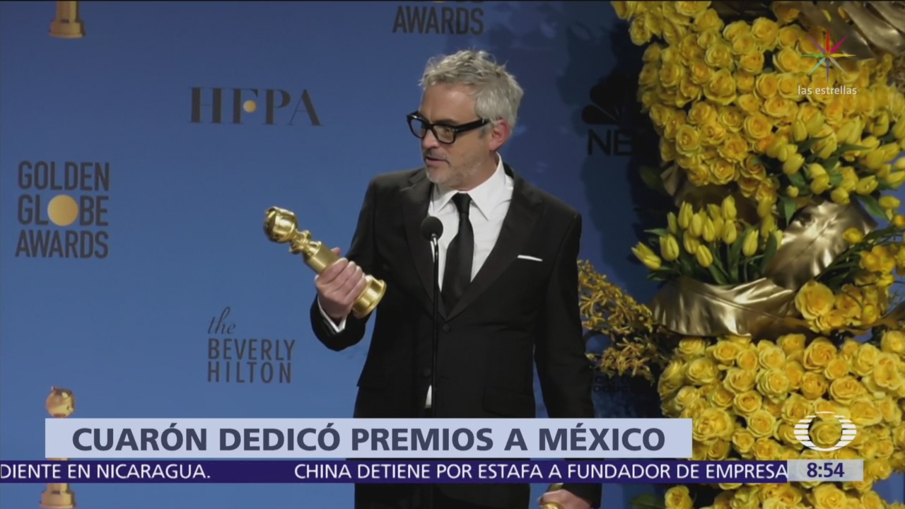 Alfonso Cuarón gana Globo de Oro como mejor director, por ‘Roma’