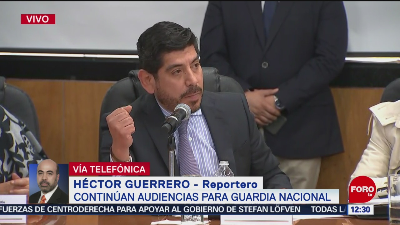 Alfonso Durazo ofrece a diputados mando civil para Guardia Nacional