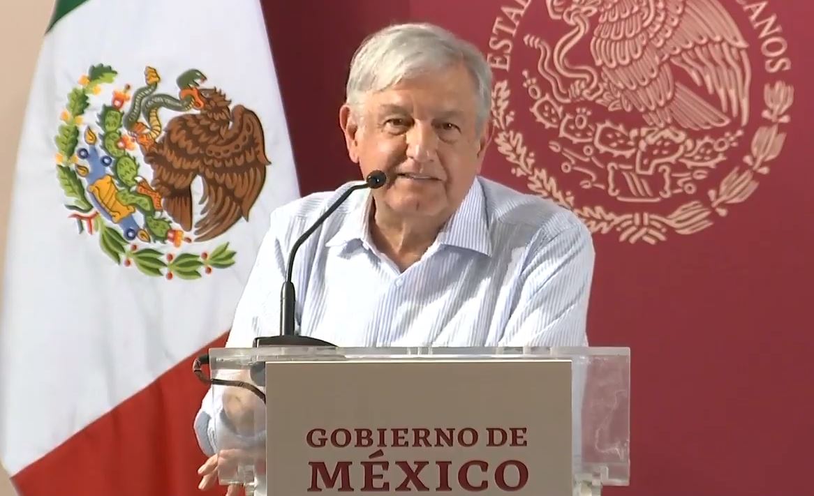 Foto: El presidente Andrés Manuel López Obrador encabeza en El Rosario, Sinaloa, el evento "México con agua se transforma" el 26 de enero de 2019