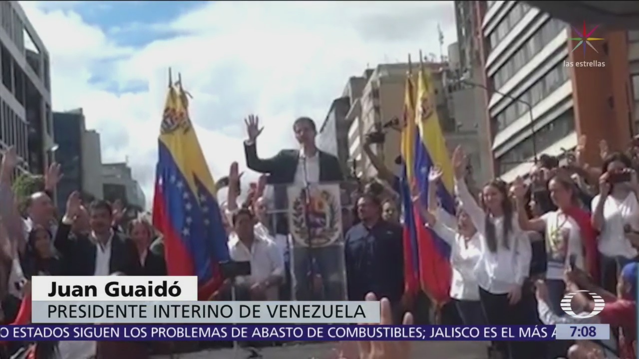 Así se autoproclamó presidente de Venezuela Juan Guaidó