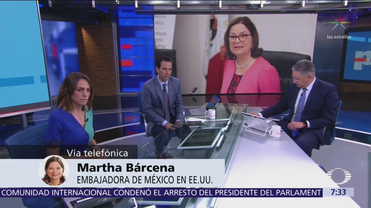 Bárcena: México busca contribuir al dinamismo de la frontera con EU