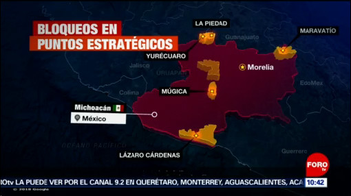 Bloqueos en Michoacán afectan economía, Silvano Aureoles está en Europa