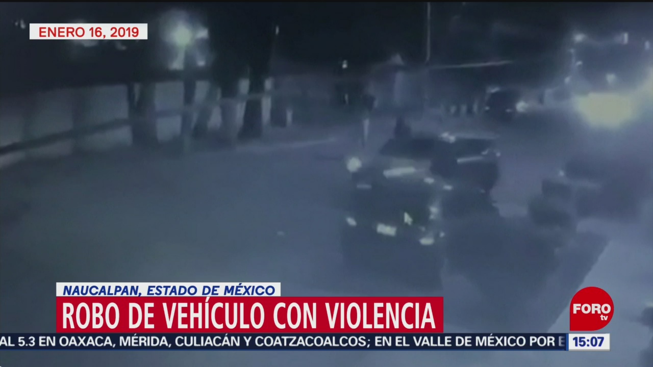 Captan robo con violencia de una camioneta en Naucalpan