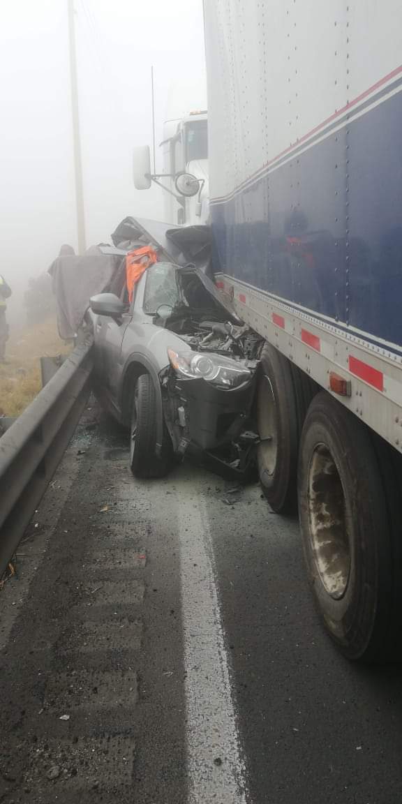  carambola provocada por neblina deja tres muertos en autopista veracruz puebla