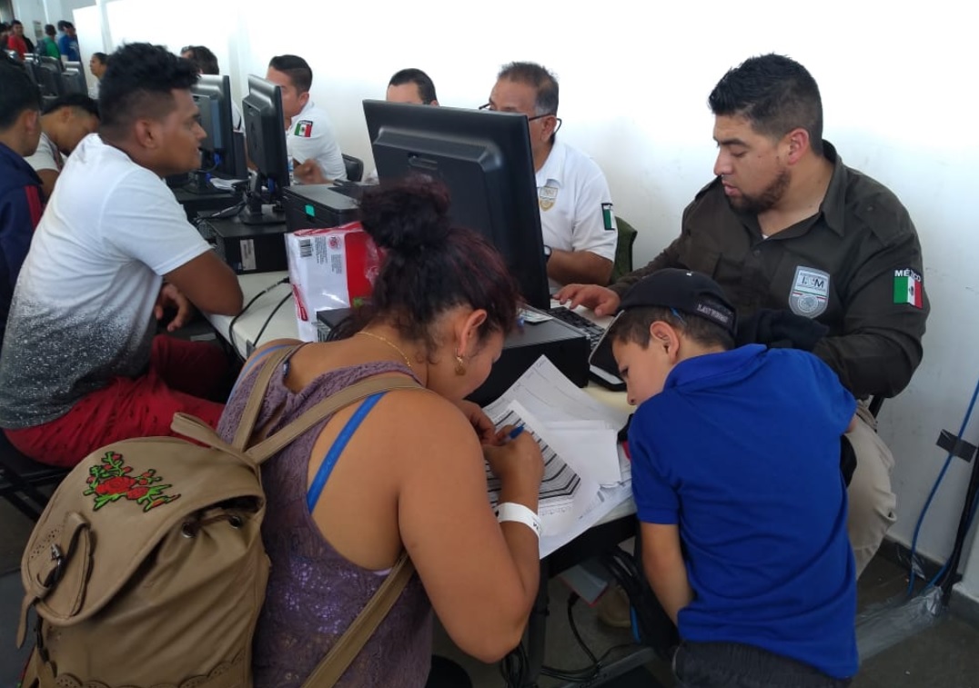Así fueron recibidos los primeros 969 centroamericanos de la nueva caravana en Chiapas