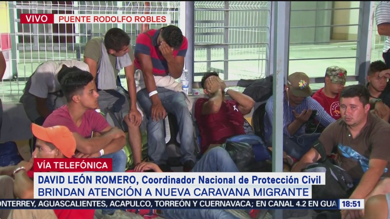 Caravana migrante recibirá apoyo de autoridades mexicanas