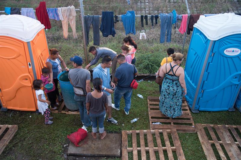 migrantes centroamericanos llegan san pedro tapanatepec, oaxaca