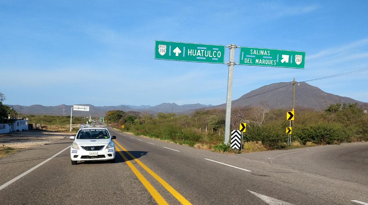 foto carretera huatulco salina cruz oaxaca 21 enero 2019