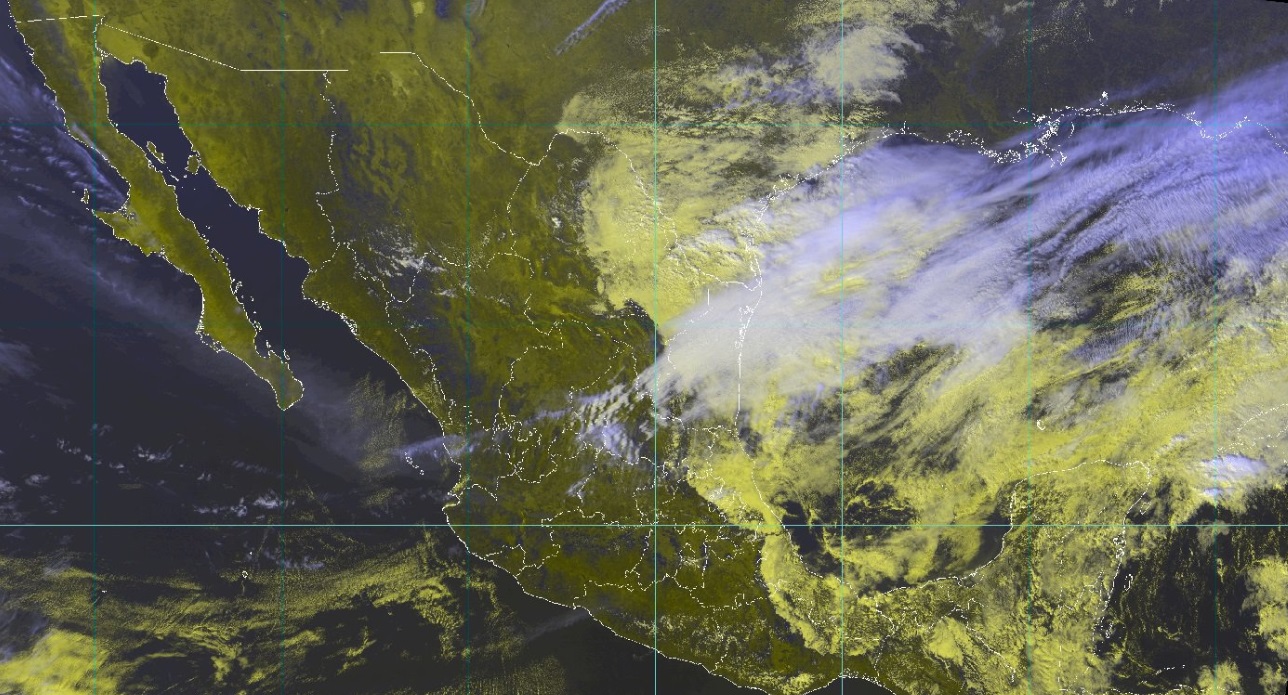 Foto: Autoridades de Conagua muestra con un diseño a computadora las condiciones de fenómenos extremos en la República Mexicana, enero 26 de 2019 (Twitter: @conagua_clima)