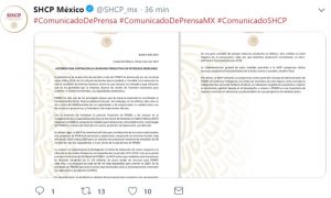 Foto: Hacienda tomará medidas para fortalecer finanzas de Pemex, México, 28 de enero de 2019 (Twitter: @SHCP_mx)