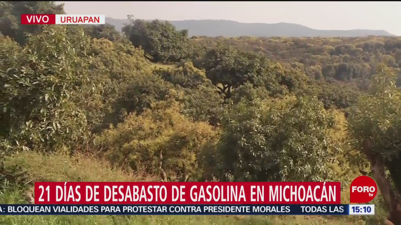 Continúa el desabasto de combustible en Michoacán