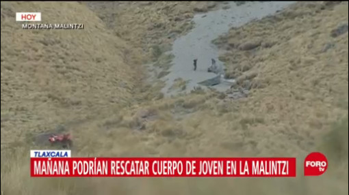 Continúan trabajos para recuperar cuerpo de joven en barranco de Tlaxcala