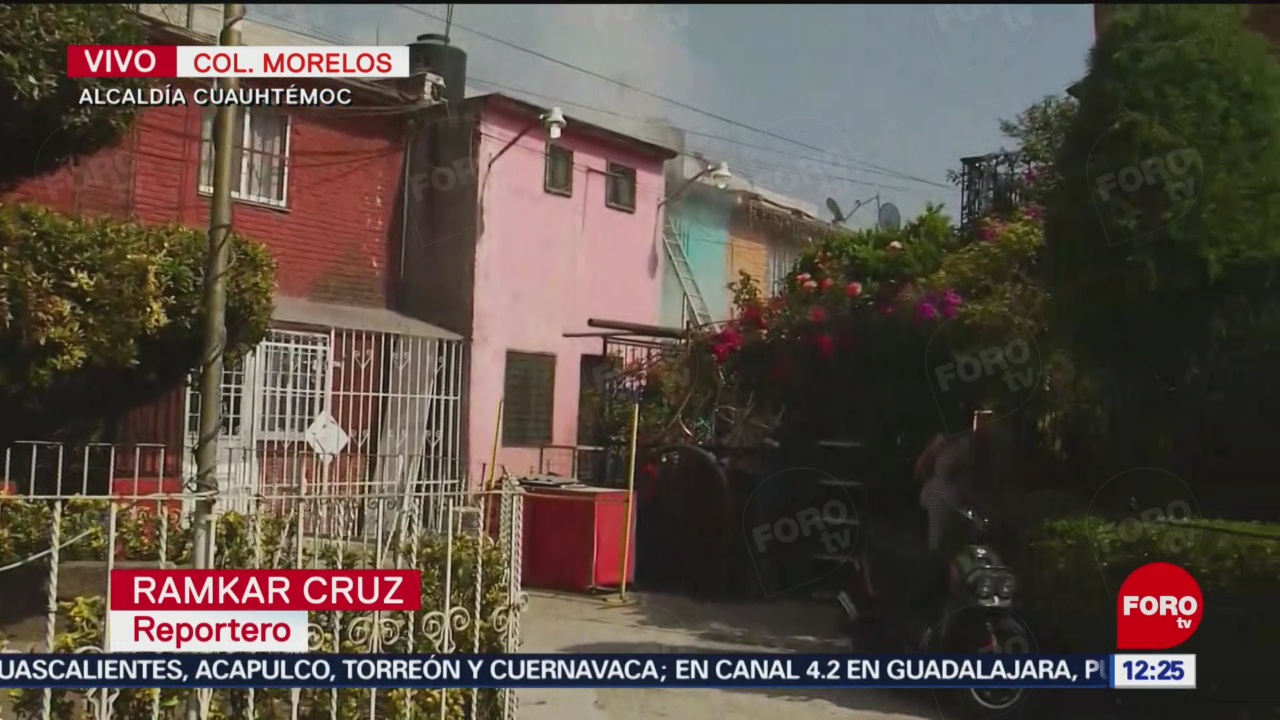 Controlan incendio en departamento del barrio de Tepito, en CDMX