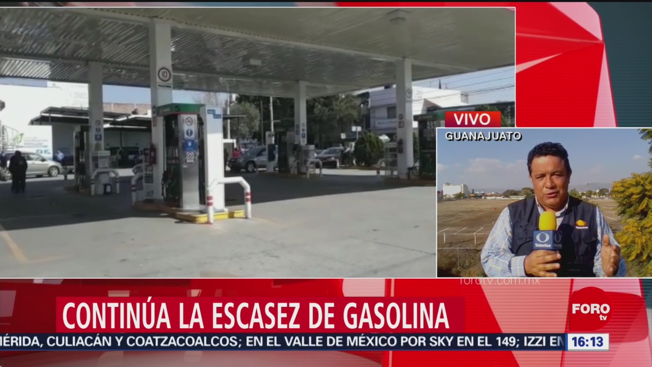 Demanda de combustible genera escasez en Guanajuato
