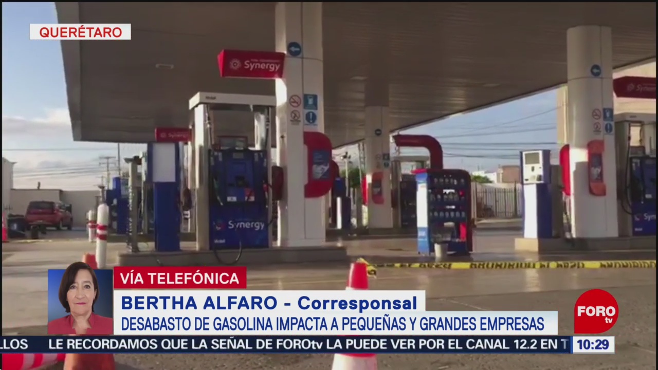 Desabasto de gasolina impacta a pequeñas empresas en Querétaro