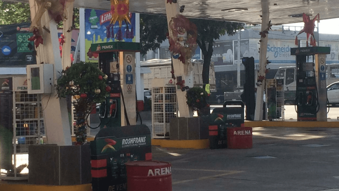 Desabasto en gasolinera de la alcaldía Iztapalapa. (Noticieros Televisa) 