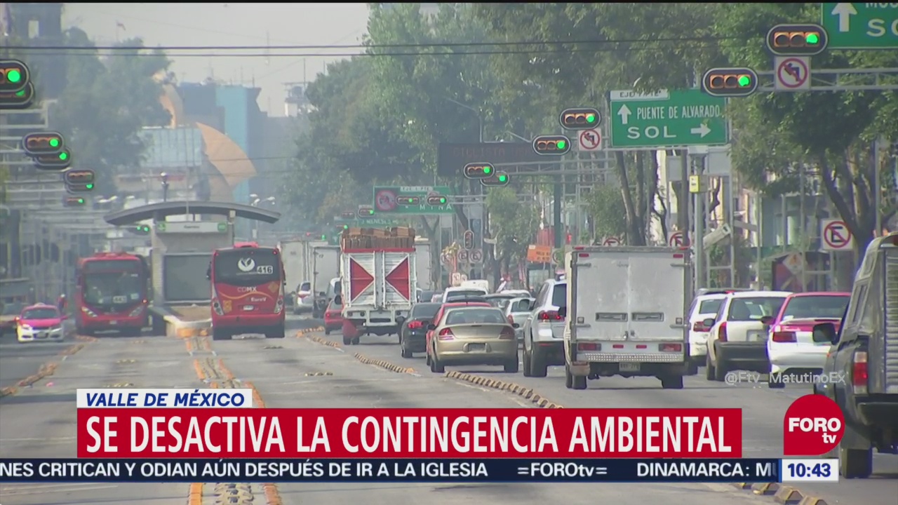 Desactivan contingencia atmosférica en noreste del Valle de México