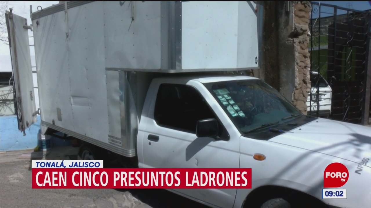 Detienen a cinco delincuentes en Jalisco