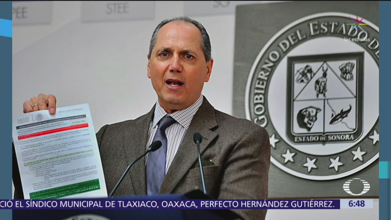 Detienen a exsecretario de Salud de Sonora por falsa declaración patrimonial