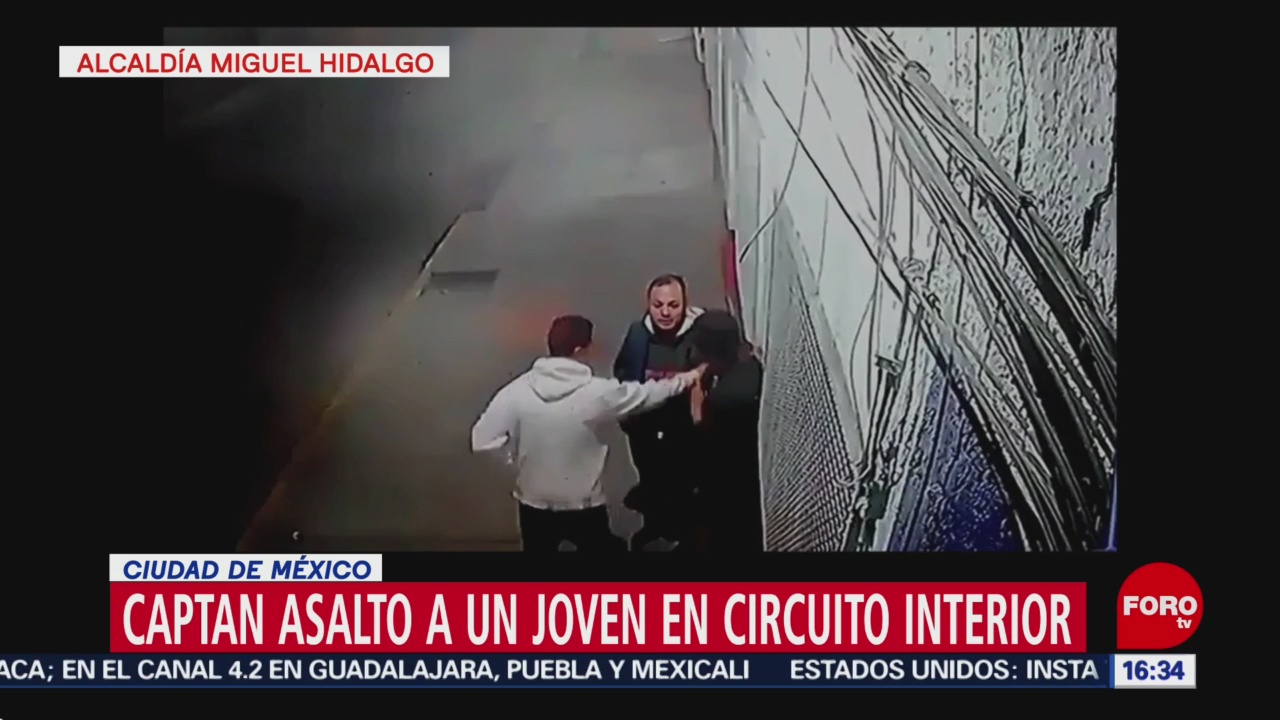Dos hombres armados asaltan a joven en lateral de Circuito Interior
