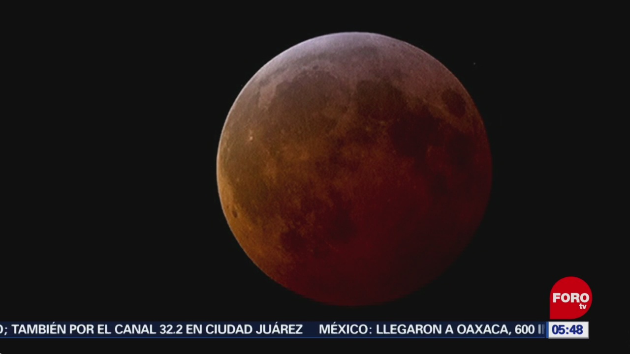 Eclipse lunar y otros fenómenos astronómicos fueron visibles en todo México