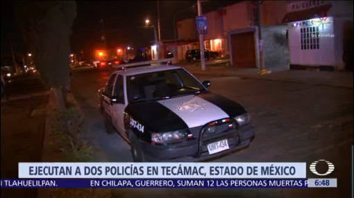 Ejecutan a dos policías de Tecámac, Estado de México