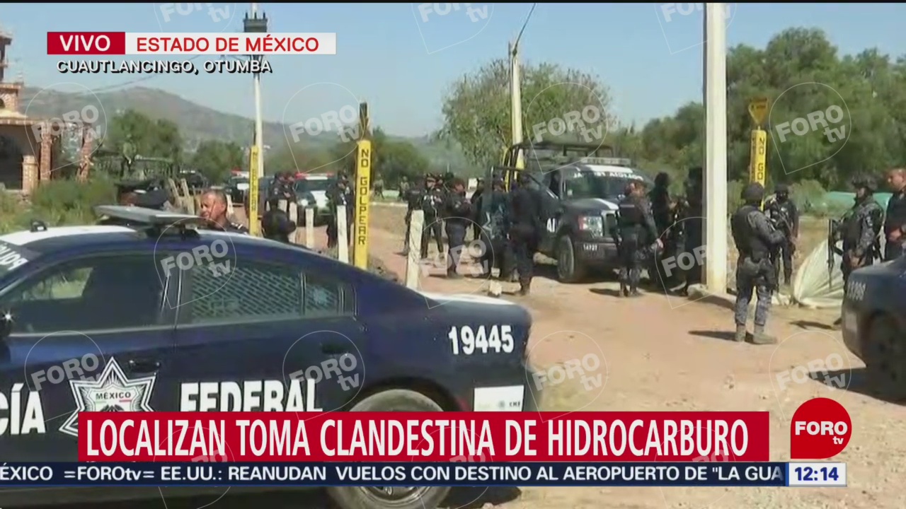 Ejército detecta toma clandestina de combustible en Cuautlancingo, Edomex