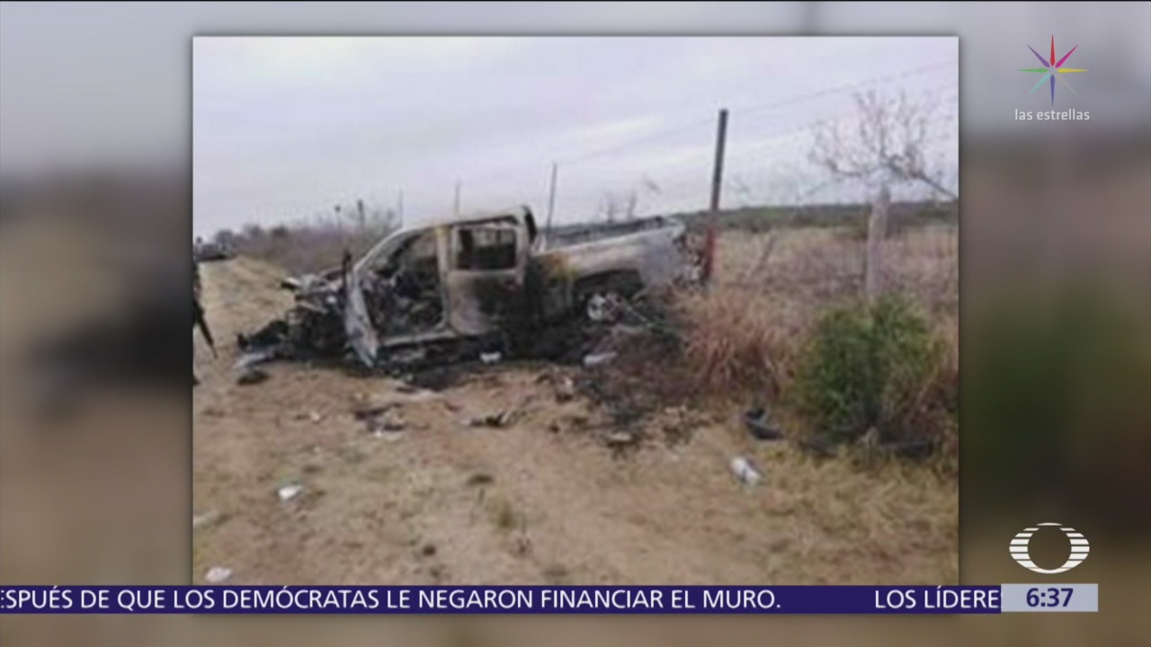 Ejército localiza 20 cuerpos, 17 calcinados, en Tamaulipas