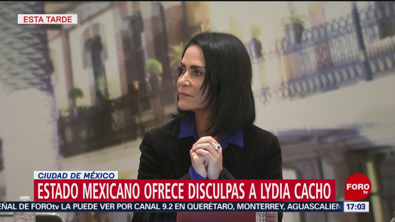 Estado mexicano ofrece disculpas a Lydia Cacho