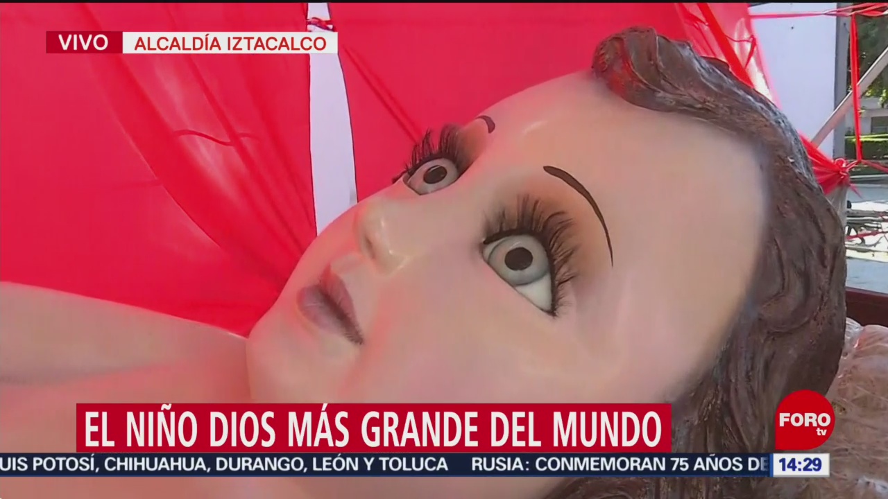 Foto: Exhiben al Niño Dios más grande del mundo en alcaldía Iztacalco, 27enero 2019