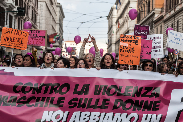 Foto: Miles de personas se manifiestan en Roma, Italia., 23 enero 2019