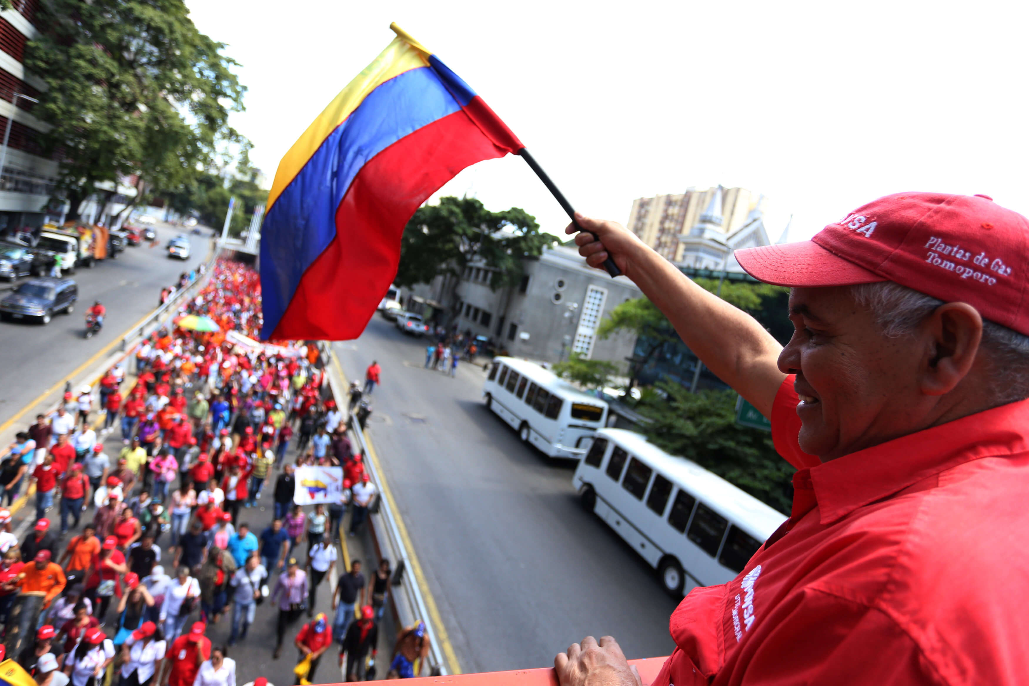 Foto: Seguidores del presidente de Venezuela, Nicolás Maduro, asisten a mitin en Caracas el 31 de enero del 2019